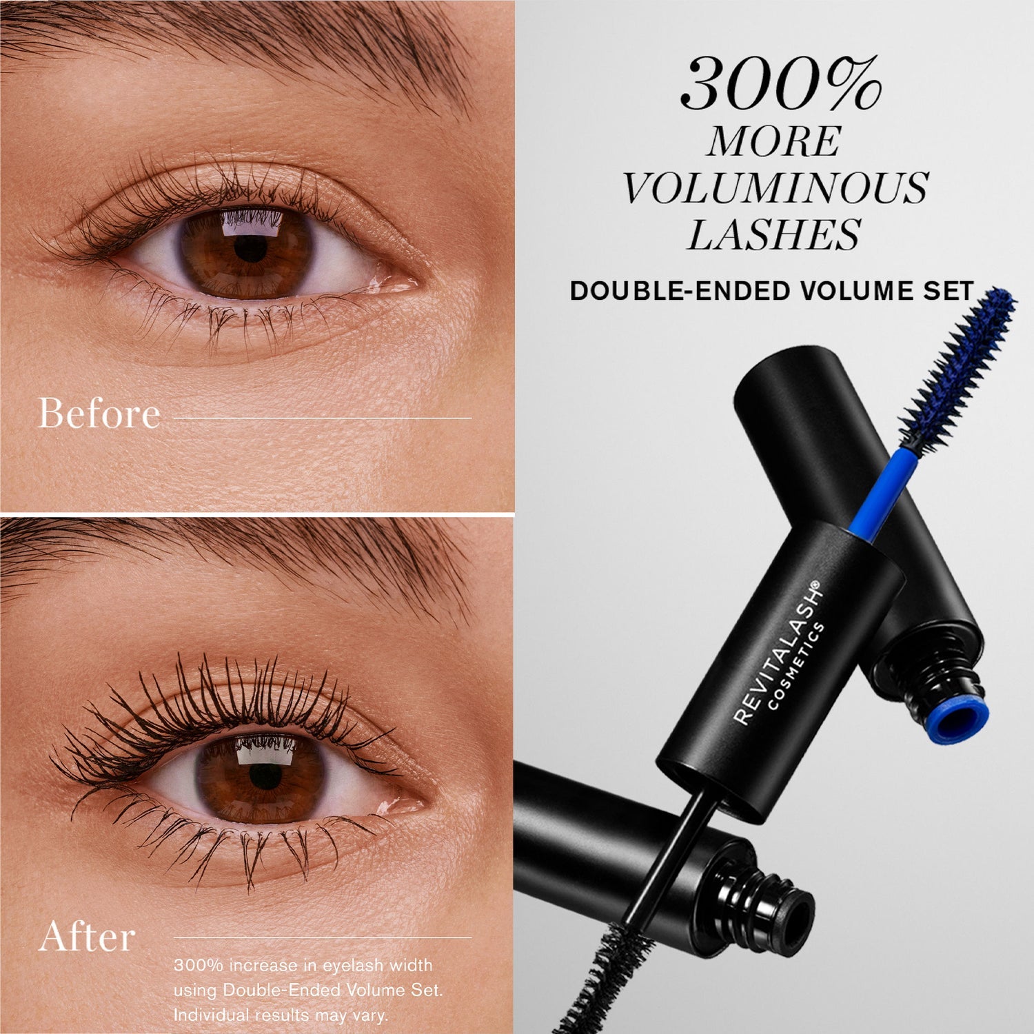 RevitaLash Double-Ended Volume Set Black — Primer and Mascara Duo