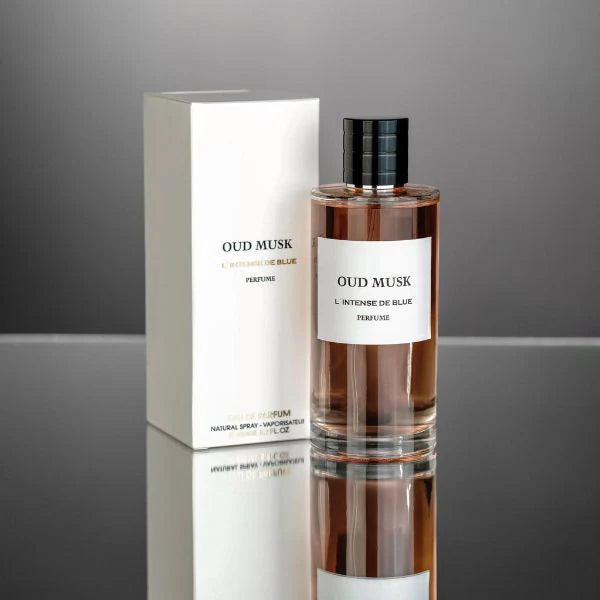 L intense de blue oud musk EDP 200ml — unisex woody musky fragrance