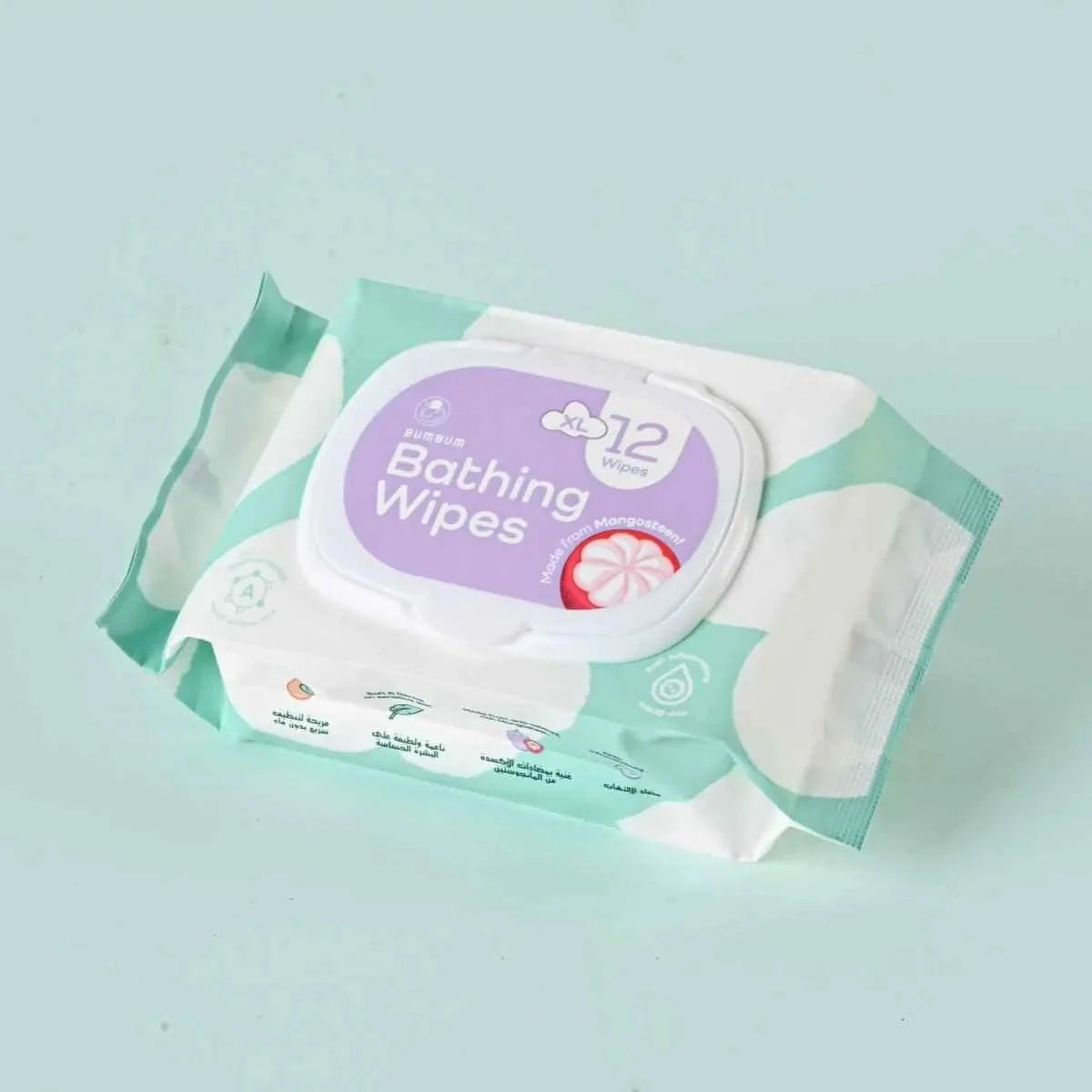 BUMBUM Bathing Wipes XL Mangosteen