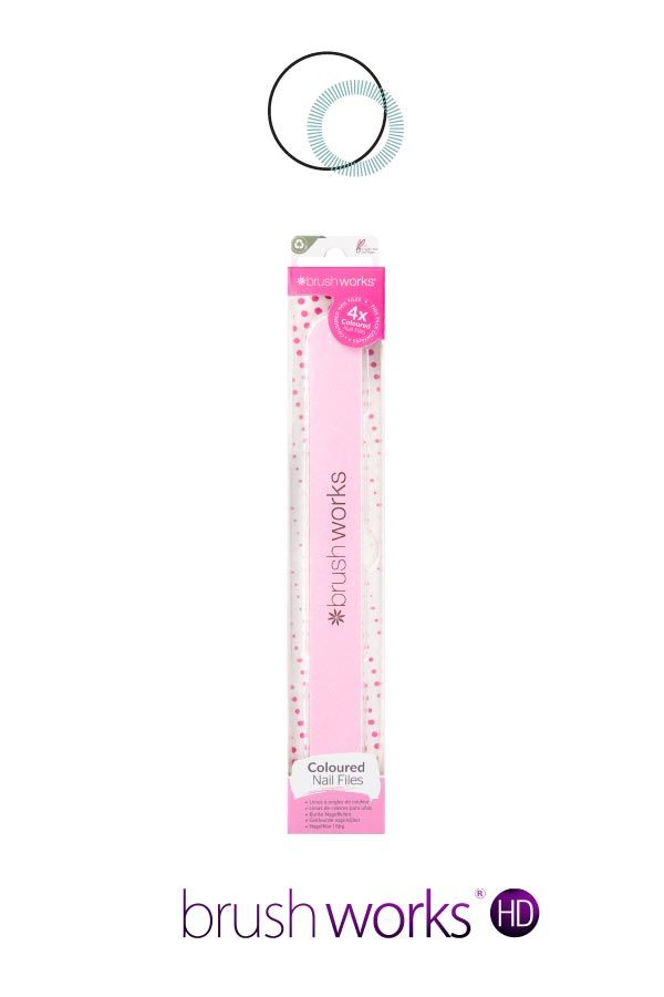 BW Coloured Nail File 4 Pack