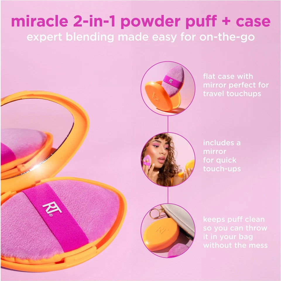 Real Techniques Powder Puff + Case