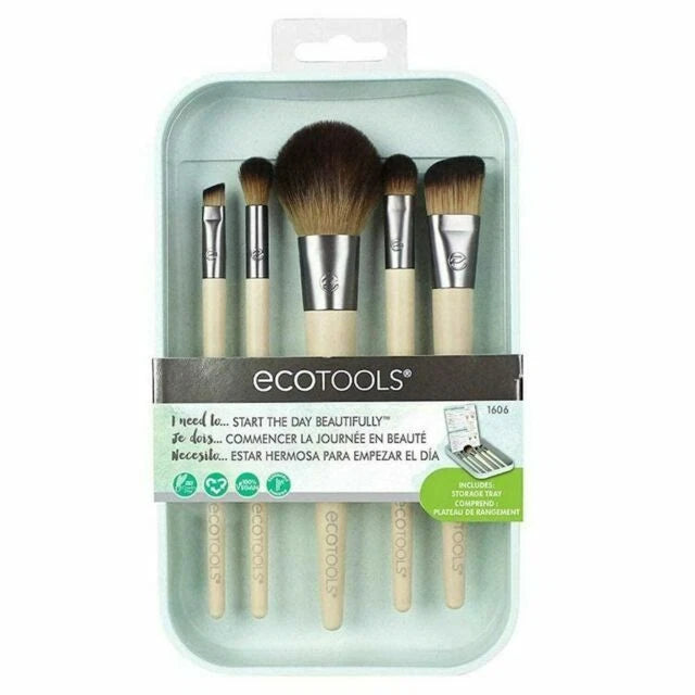 EcoTools Start The Day Beautifully Kit — Eco-Friendly Brush Set