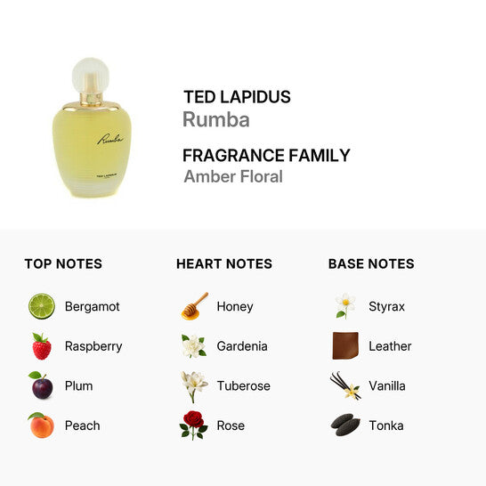 Ted Lapidus RUMBA: A Fresh, Light EDT for Women