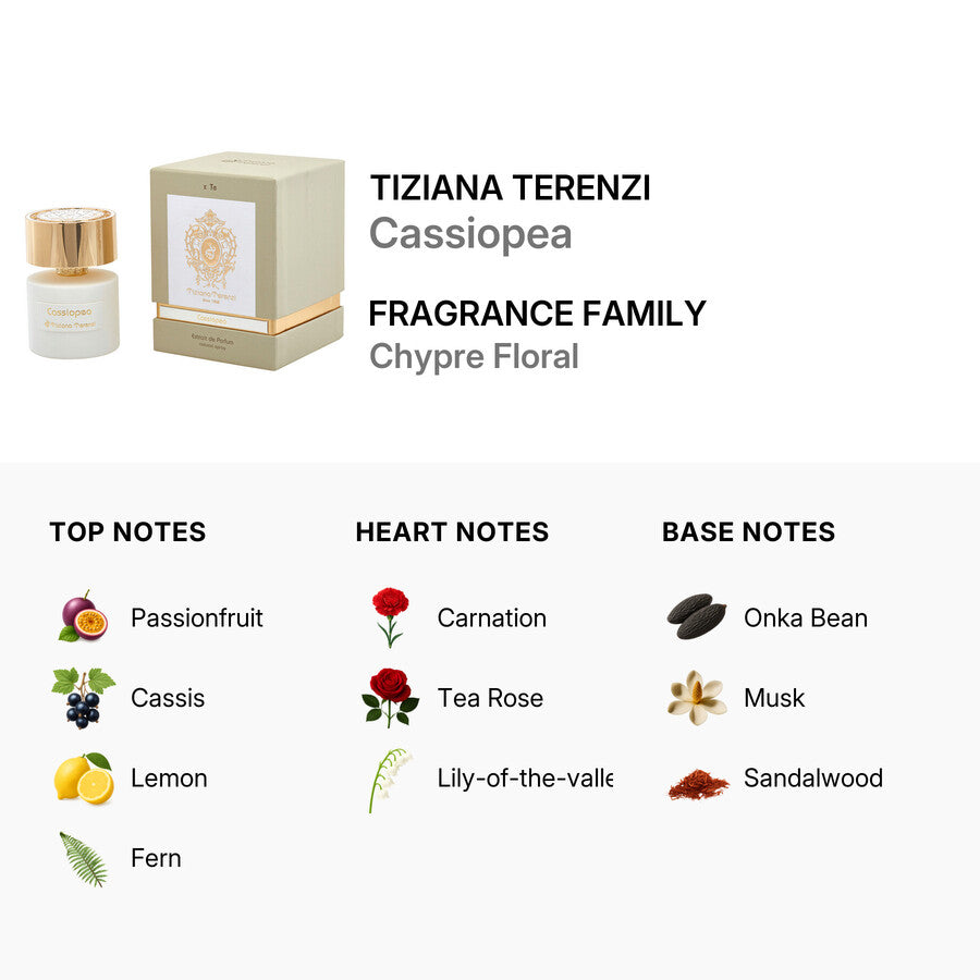 Tiziana Terenzi Cassiopea Extrait de Parfum 100ml — Unisex Chypre Floral