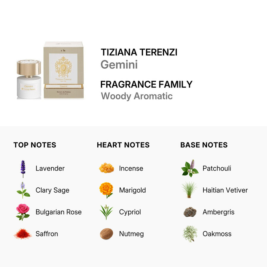 Tiziana Terenzi Gemini Extrait de Parfum 100ml — Unisex Fragrance