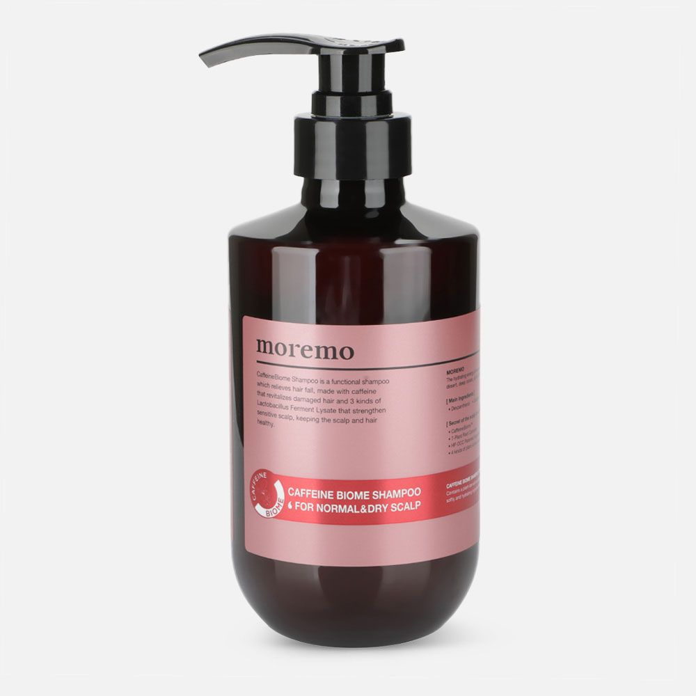 Moremo caffeine biome shampoo normal & dry scalp 500ml
