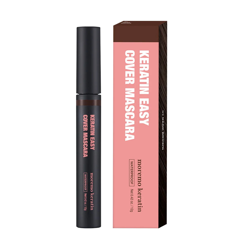 Moremo easy cover hair mascara gray coverage 12g (dark brown)