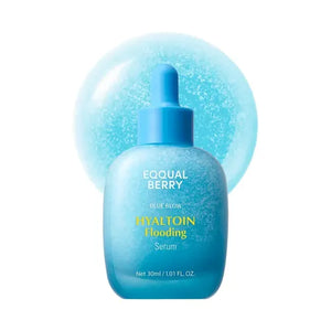 EQQUALBERRY Hyaltoin Flooding Serum 30ml bottle for deep hydration and glass skin, intense moisture treatment for dehydrated skin in Kuwait.