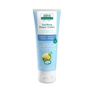 Aleva Naturals Soothing Diaper Cream tube on a white background