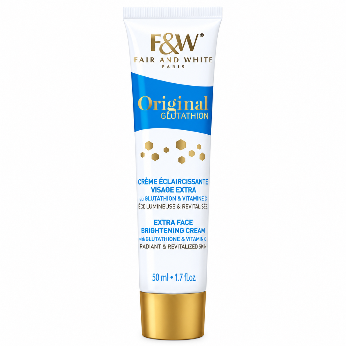 Fair & White Original Glutathione Face Cream 50ml for Intensive Brightening