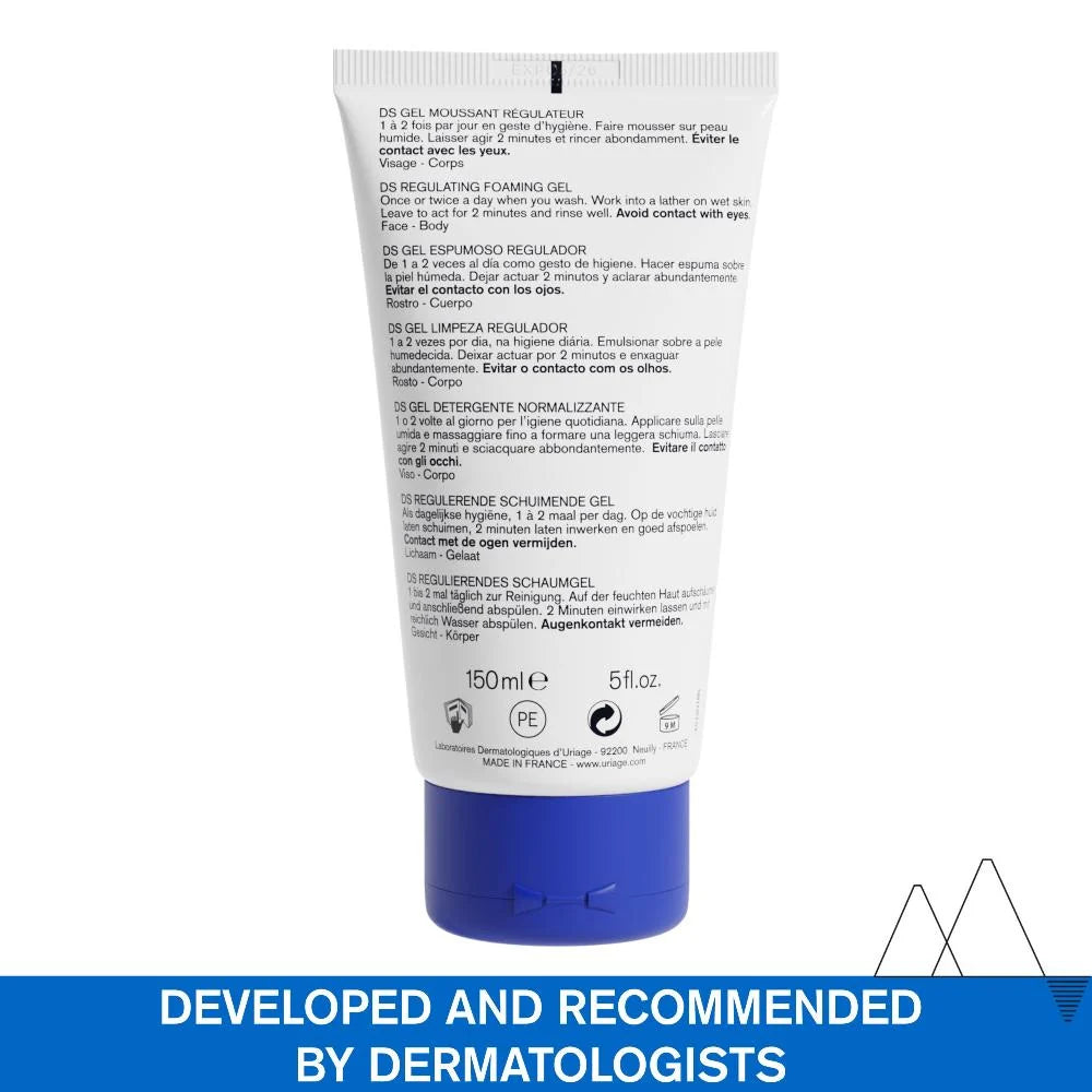 Uriage D.S. Cleansing Gel for Seborrheic Skin 150ml