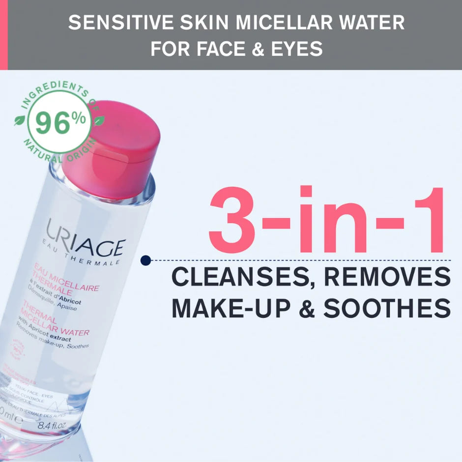 Uriage Thermal Micellar Water Sensitive & Redness-Prone Skin 250ml