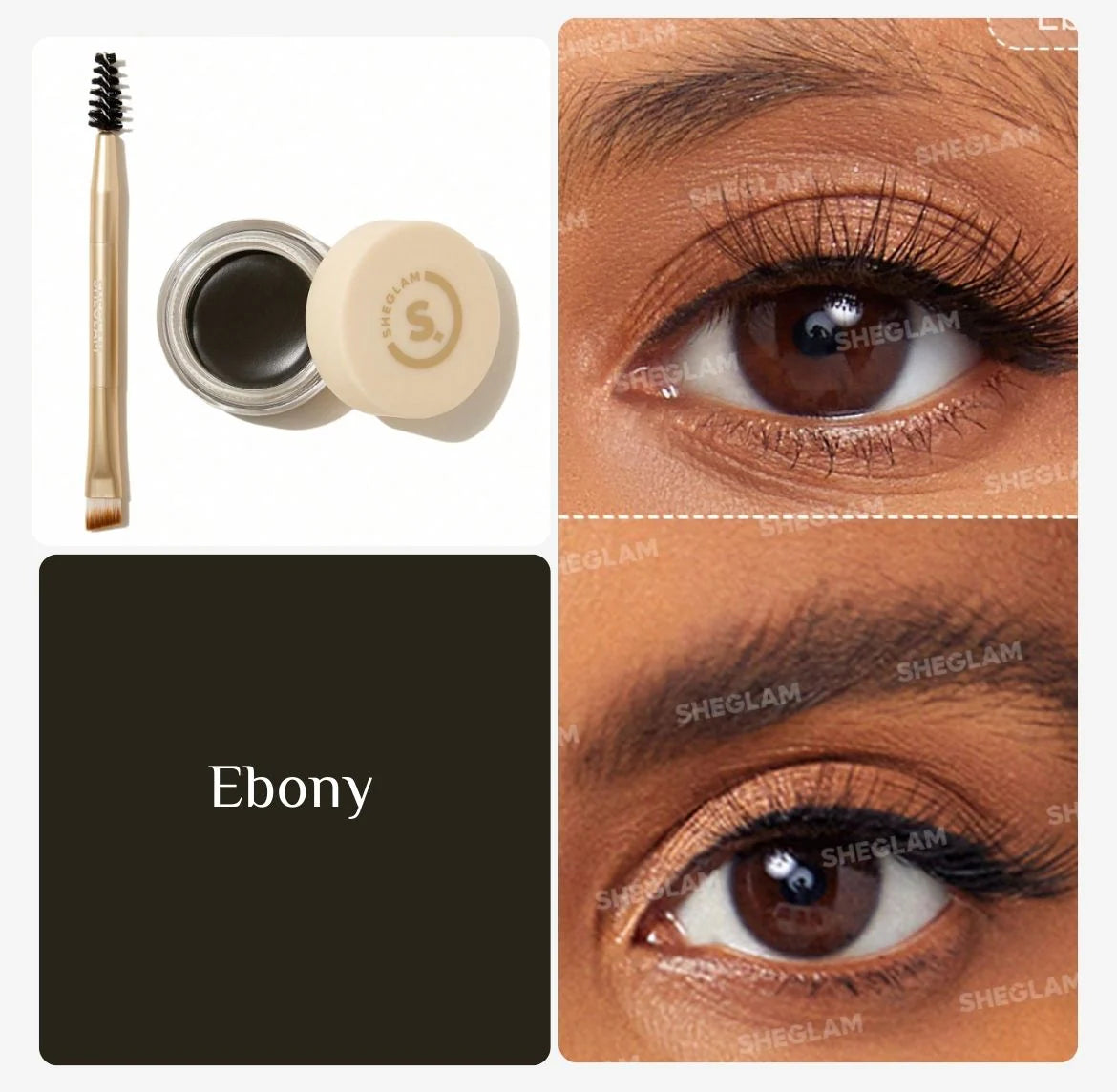 Sheglam Boss Brow Waterproof Pomade Ebony