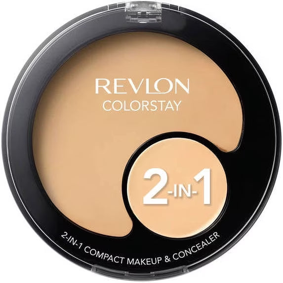 Revlon Colorstay 2 — in-1 compact Foundation & concealer - nude