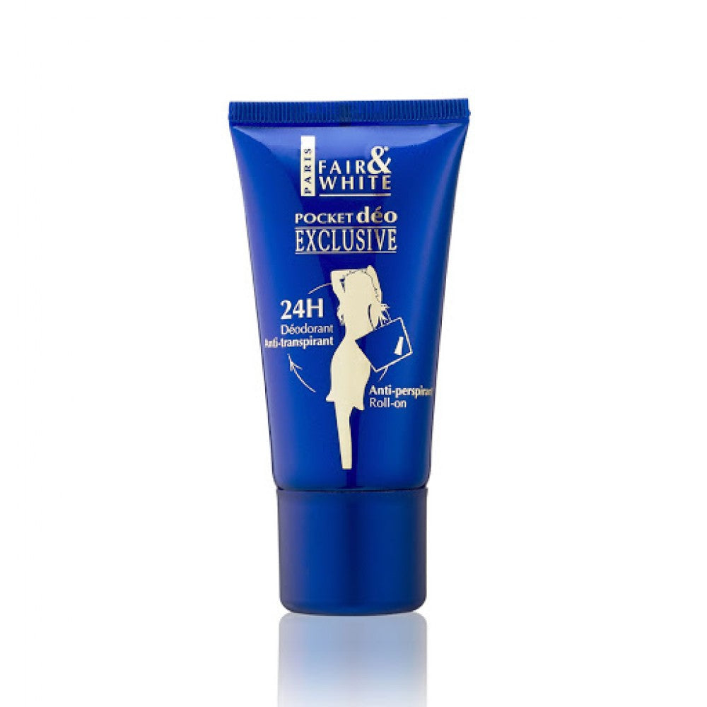 Fair & White Exclusive Pocket Roll-On Deodorant 50ml for All-Day Freshness