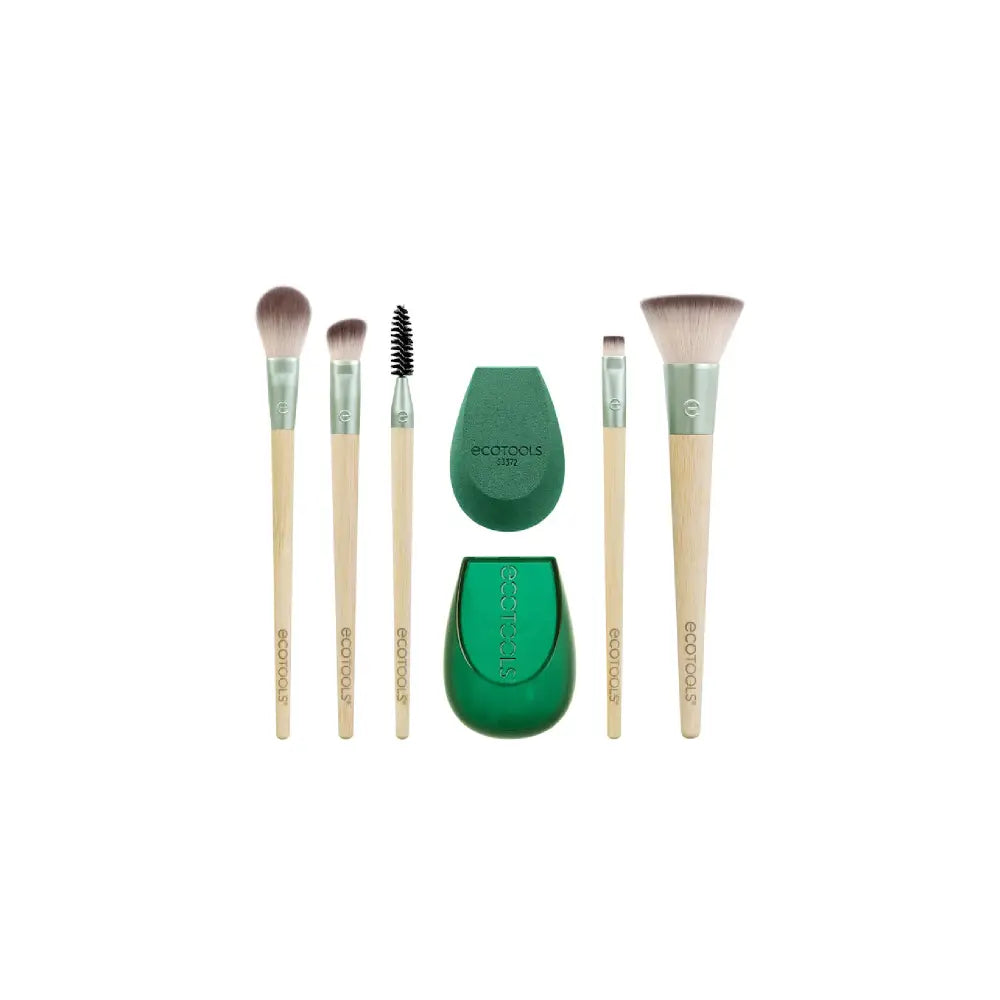 EcoTools Shimmer + Shine Deluxe Set — Eco-Friendly Makeup Brush Set