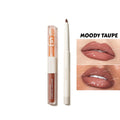 شيجلام طقم تحديد و أحمر شفاه Soft 90'S Glam - Moody Taupe