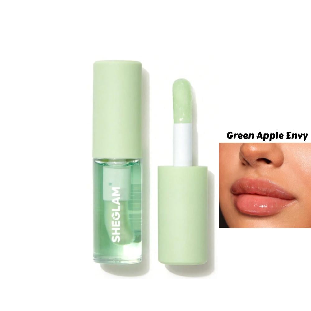Sheglam Jelly Wow Hydrating Lip Oil Green Apple Envy