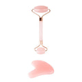 BW Rose quartz roller & gua sha set