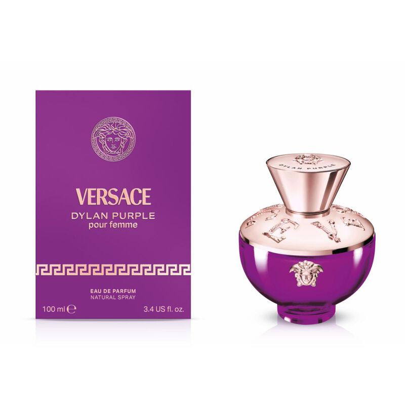 Versace Dylan Purple: أو دو بارفان زهري فاكهي للنساء، 100 مل