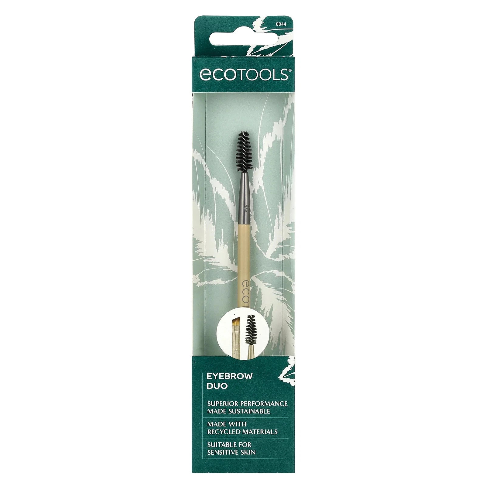 EcoTools Eyebrow Brush Duo — Angled Brow Brush & Spoolie