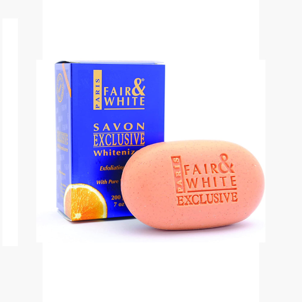 Fair & White Exclusive Whitenizer Vitamin C Exfoling Soap 200g for Smooth & Bright Skin